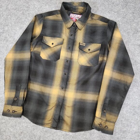 Dixxon Flannel Co Mens M Medium The Panhandle Plaid Pearl Snap Button Down Shirt - Picture 2 of 13